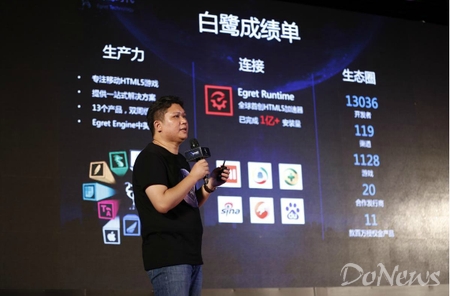 白鹭引擎陈书艺称今年暑期将出现月流水千万的H5游戏